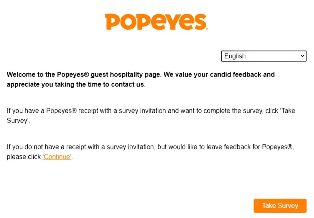 TellPopeyes Survey